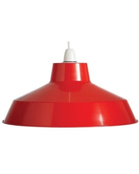 RED METAL LAMP